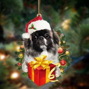Pekingese Give Gifts Hanging Ornament –…