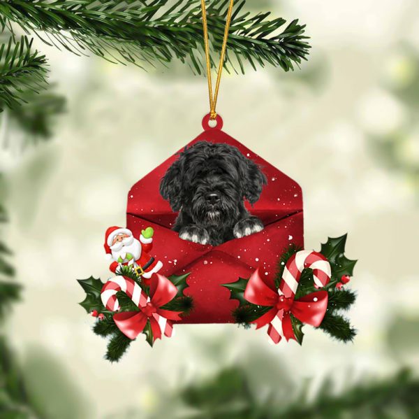 Portuguese Water Christmas Letter Ornament – Car Ornament – Gifts For Pet Owners