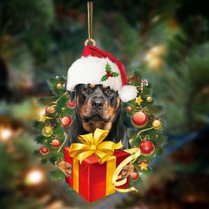 Rottweiler 2 Give Gifts Hanging Ornament…