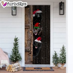 Schipperke Christmas Door Cover – Xmas…