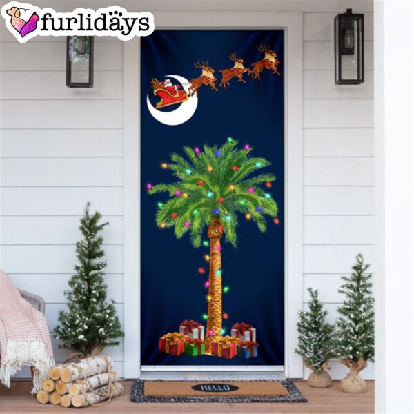 South Carolina Christmas Door Cover – Slim Tree Door Cover – Unique Gifts Doorcover