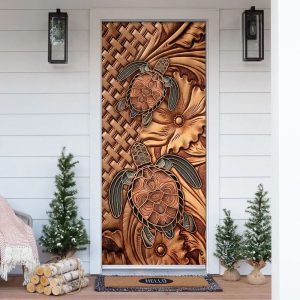 Turtle Door Cover Unique Gifts Doorcover Christmas Gift For Friends 1