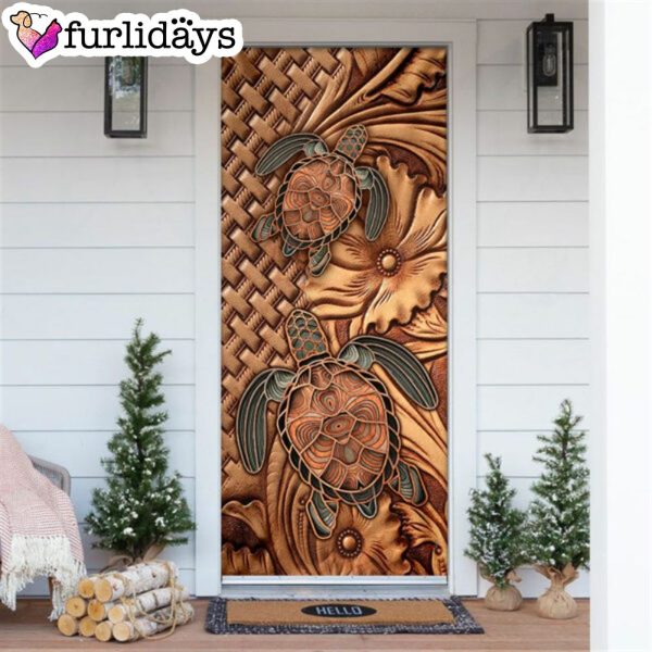Turtle Door Cover – Unique Gifts Doorcover – Christmas Gift For Friends