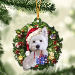 Westie And Christmas Ornament – Acrylic…