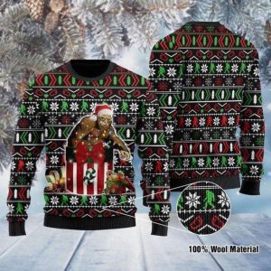 Santa Squatch Bigfoot Christmas Sweater –…