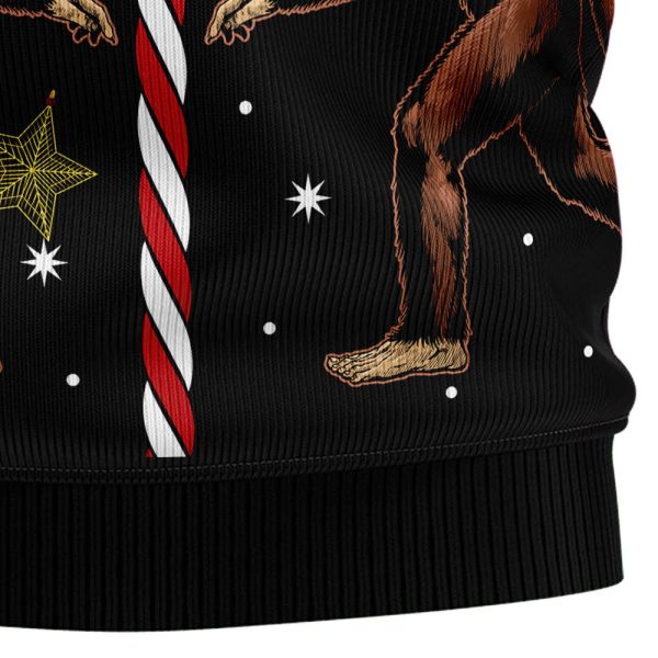 Vintage bigfoot Christmas sweater – Gift for Christmas