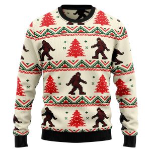 Bigfoot ugly Christmas sweater – Gift…