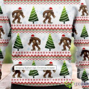 Bigfoot Ugly Christmas Sweater