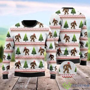 Bigfoot Ugly Christmas Sweater