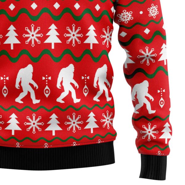 Bigfoot Christmas sweater- Gift for Christmas