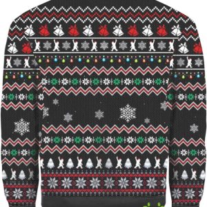 Believe in Bigfoot Ugly Christmas Sweater