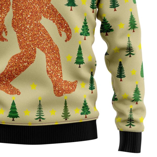 Bigfoot Sasquatch Ugly Christmas Sweater- Gift for Christmas Gift For Christmas