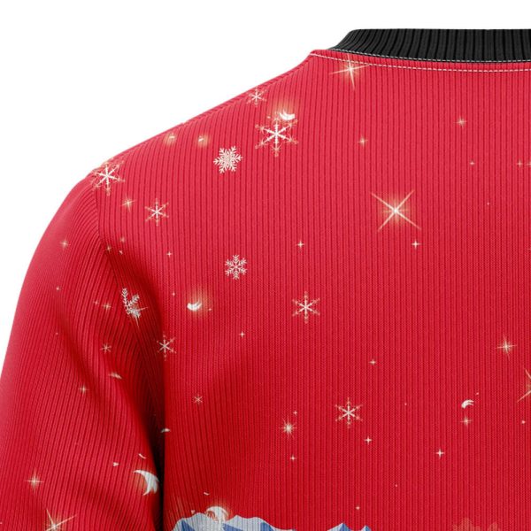 Siberian Husky Santa Claus Ugly Christmas Sweater Gift