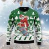 Santa Claus Skateboarding Ugly Christmas Sweater Gift For Christmas