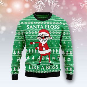 Funny Santa Claus Ugly Christmas Sweater…