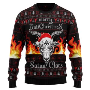 Satan Claus Merry Christmas Hail Satanic…