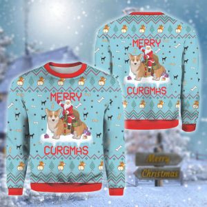 Merry Corgmas And Santa Claus Ugly…