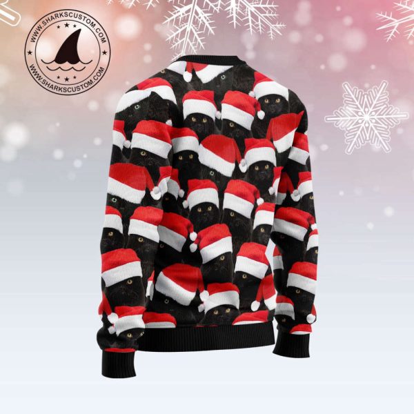 Black Cat Group Ugly Christmas Sweater