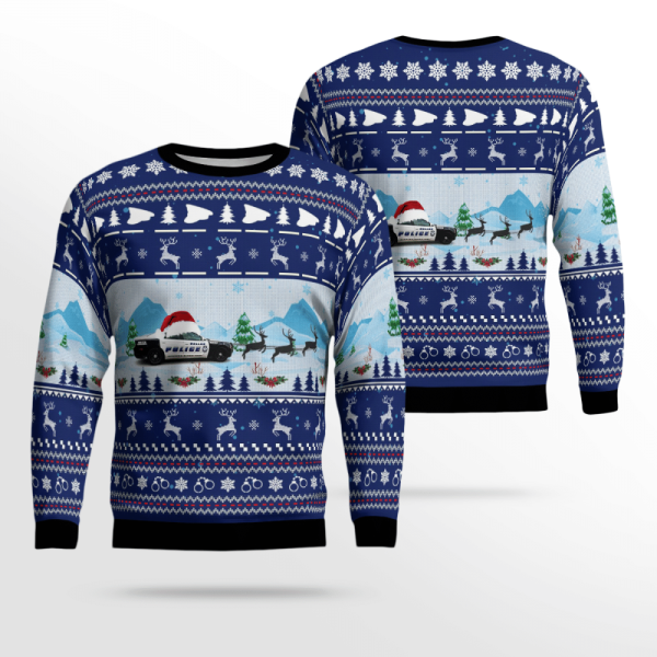 Texas Dallas Police Department Ugly Christmas Sweater