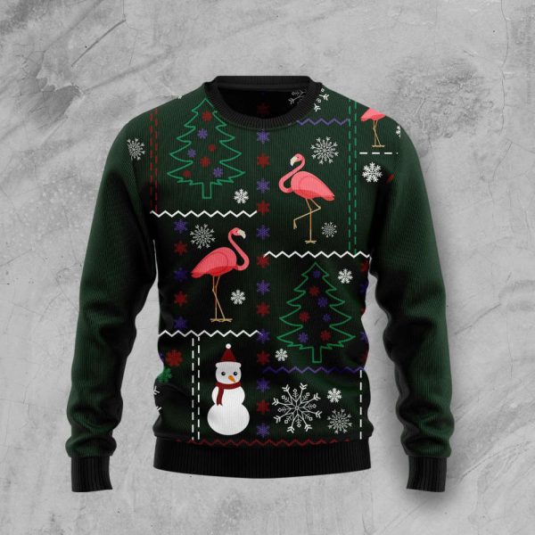 Flamingo Lover Ugly Christmas Sweater, Flamingo Lover  – Sweatshirt Gift For Christmas Day