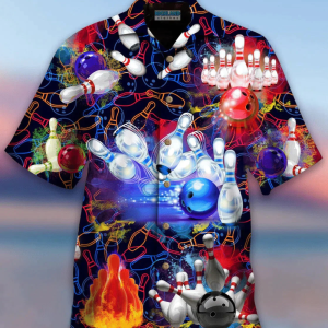 3d the fire bowling black unisex hawaiian shirt bowling shirt gift for bowling lovers 1.png