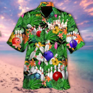 3d the fire bowling black unisex hawaiian shirt bowling shirt gift for bowling lovers 3.png