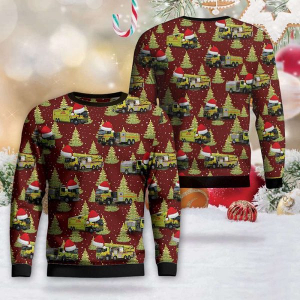 ACT Fire and Rescue Christmas Sweater 3D Gìt For Christmas