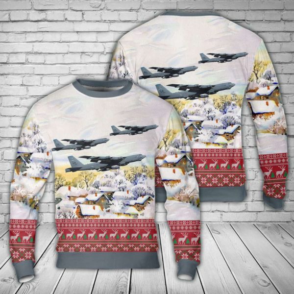Air Force Boeing B-52 Stratofortress Christmas Sweater 3D Gìt For Christmas