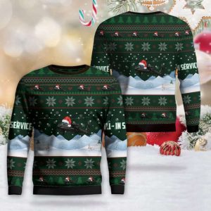 Christmas Sweater: Army AH-64E Apache Guardian…