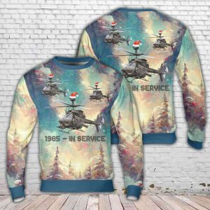 Army Bell OH-58D Kiowa Christmas Sweater…