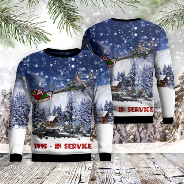 Army Boeing AH-64D Longbow Apache Christmas Sweater Gift For Christmas