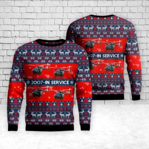 Army Eurocopter UH-72A Lakota Christmas Sweater…