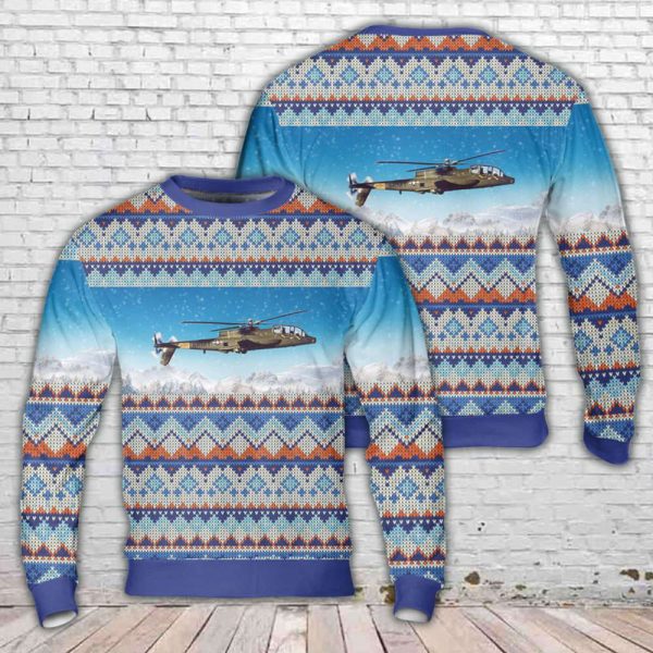 Army Lockheed AH-56 Cheyenne Christmas Sweater – Unique 3D Gift