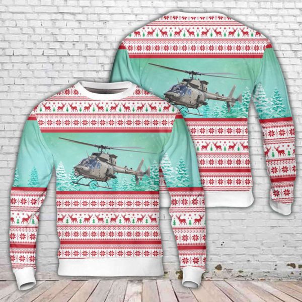 Army OH-58F Kiowa Warrior Christmas Sweater 3D Gìt For Christmas