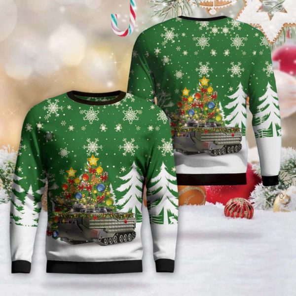 Assault Amphibious Vehicle (AAVP-7A1) Christmas Sweater 3D Gift For Christmas