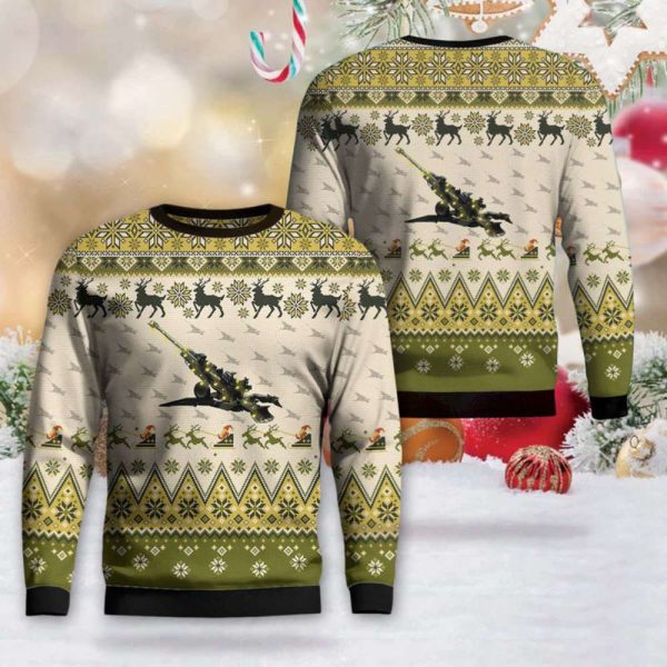 Australian Army M777 155mm Towed Howitzer Christmas Sweater 3D Gìt For Christmas