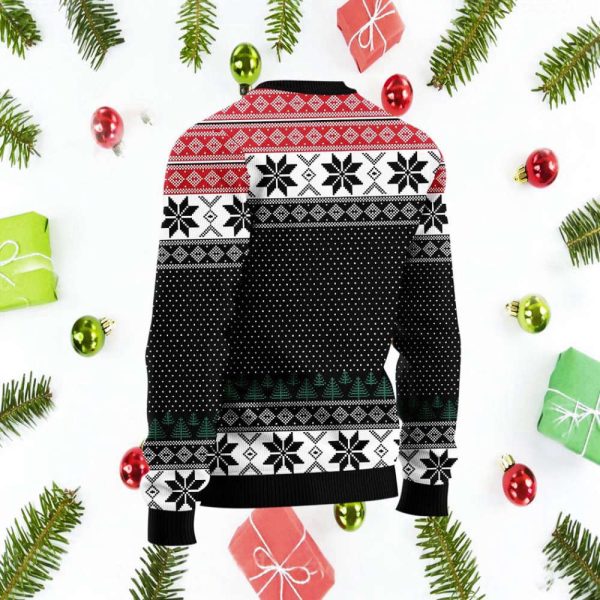 Bigfoot Squatchmas Ugly Sweater – Cozy Knit Wool Sweater for Festive  Gift for Christmas