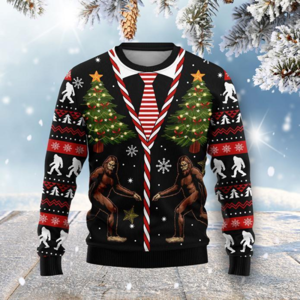 Bigfoot Ugly Christmas Sweater for Men & Women – Festive Gift For Chrismas