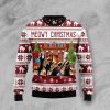 Black Cat  Dancing Ugly Christmas Sweater, Black Cat  Dancing 3D All Over Printed Sweater