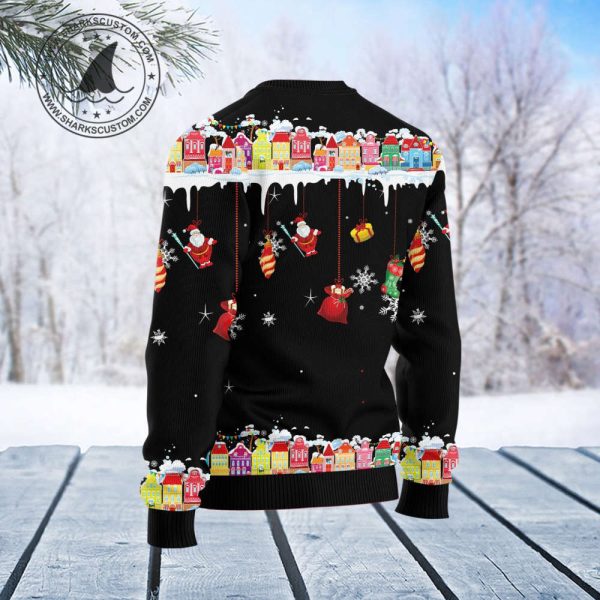 Black Cat Sleigh Christmas T0911 Ugly Christmas Sweater –  Best Gift For Christmas, Noel Malalan – Christmas Signature