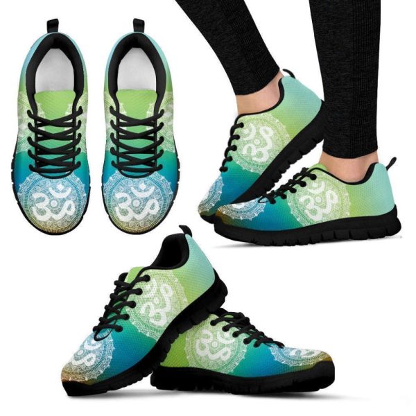 Blue and Green Women’s Sneakers For Men And Women Comfortable Walking Running Lightweight Casual Shoes