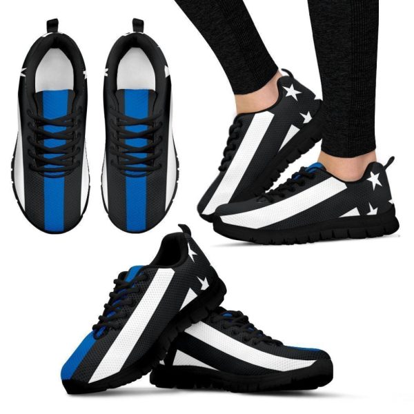 Blue line Women’s Sneakers For Men And Women Comfortable Walking Running Lightweight Casual Shoes