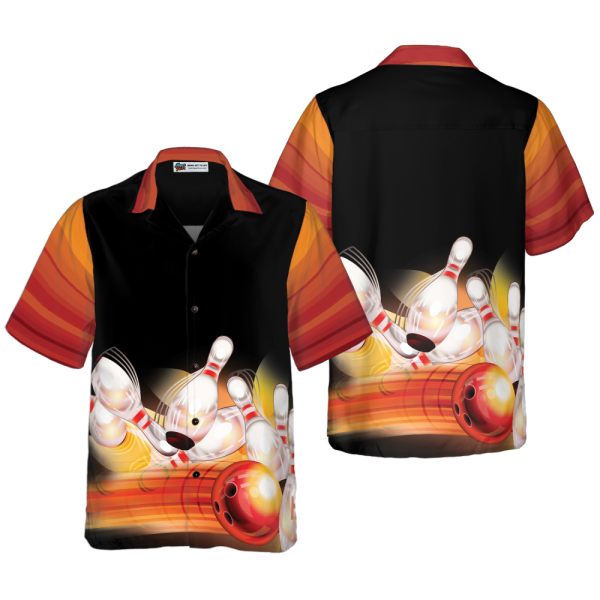 Bowling Ball And Pin Hawaiian Shirt, Unique Bowling Shirt, Best Gift For Bowling Players, Friend, Family