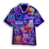 Bowling Club Neon Hawaiian Shirt For Unisex Adult Gift