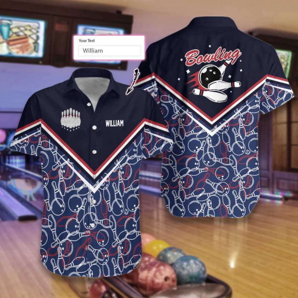 Bowling Custom Name Hawaiian Shirt For Men & Women HN1032