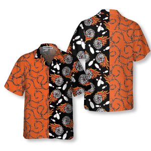 bowling fire pattern hawaiian shirt flame striking bowling shirt best gift for bowling players friend family 3.jpeg