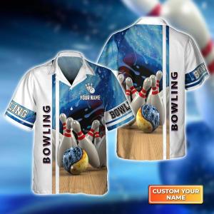 Bowling Hawaiian Shirt For Bowling Gift…