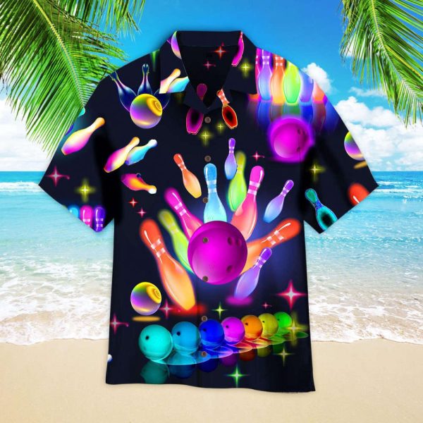 Bowling Hawaiian Shirt For Unisex Gift