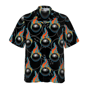 bowling in fire seamless pattern hawaiian shirt best gift for bowling players friend family 2.png