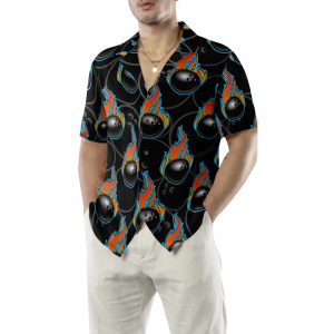 bowling in fire seamless pattern hawaiian shirt best gift for bowling players friend family 3.png